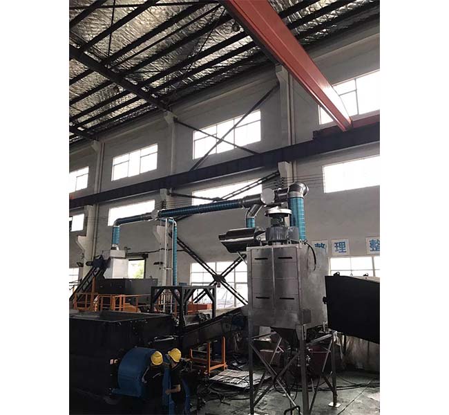 dust removal for battery crusher 01