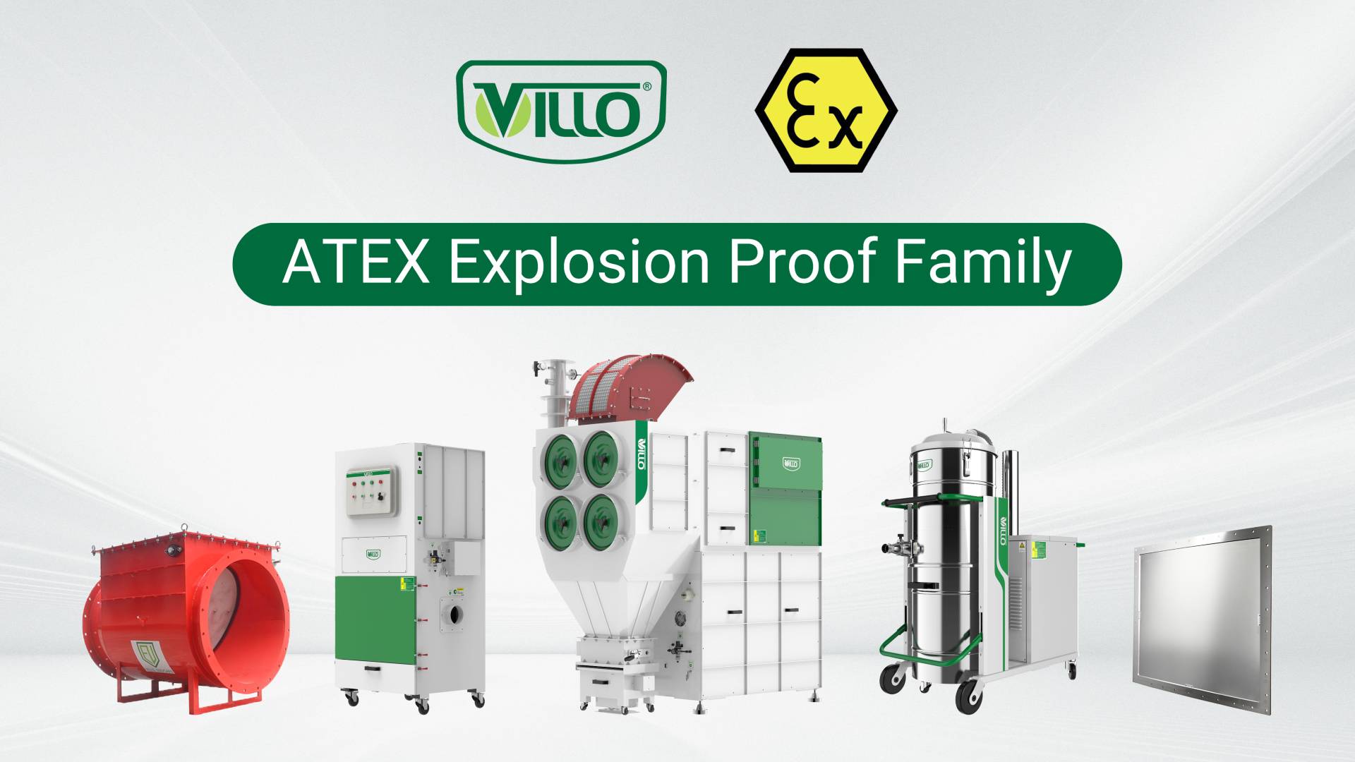 Villo étend sa ligne certifiée ATEX avec un collecteur de poussière VJFHB